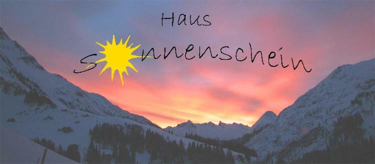 Haus Sonnenschein Daire Warth  Dış mekan fotoğraf